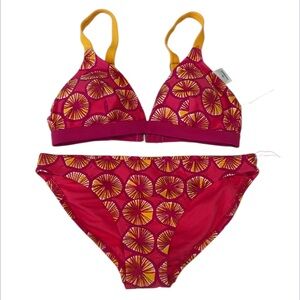 Marimekko for Target orange slice bikini swim suit set size XS